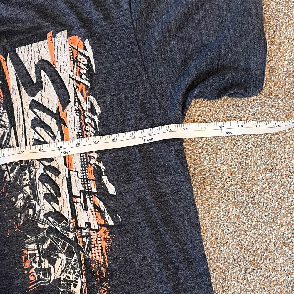 Tony Stewart NASCAR Vintage T Shirt by Chase Authentics. Gray.  Men's Size 2X - Picture 5 of 7
